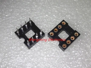 100pcs 8Pin DIP Round IC Sockets Adaptor Solder Type gold plated machined - Picture 1 of 1