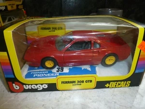 VINTAGE BURAGO 1983 FERRARI 308 GTB COD 9148 1.24 SCALE MIB - Picture 1 of 4