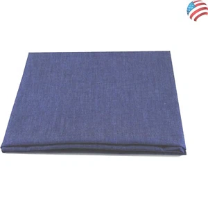 Light Indigo Cotton Denim - Pre-Cut 60" x 36" for Sewing Projects - Picture 1 of 3
