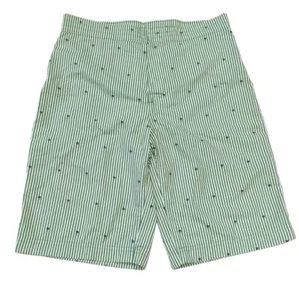 Brooks Brothers Boys Swim Trucks Board Shorts Palm Trees Size 12 Green Stripe - Picture 1 of 11