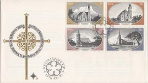 ZAYIX South West Africa 419-422 FDC Historic Churches 081622SM10 - Picture 1 of 2