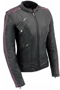 NWT Milwaukee Leather Women's Motorcycle Leather Rider Jacket - Medium - Picture 1 of 14