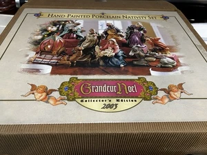 2003 Grandeur Noel Krippe Set Multicolor Handbemalt Sammleredition EUC - Bild 1 von 8