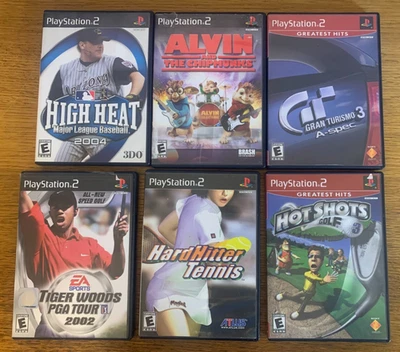 Sony PlayStation 2 PS2 Game Lot - (6x) Mixed Lot of PS2 Games - Image 1 of 2