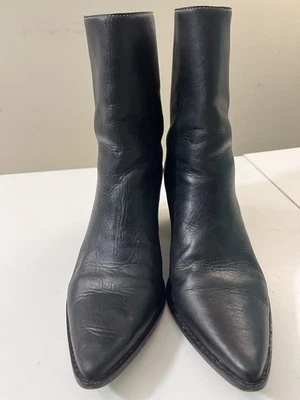 Botín Matisse Carson Colorblock Cuero Cremallera Trasera Western Clásico Tacón Bloque 9 Foto 1 de 4