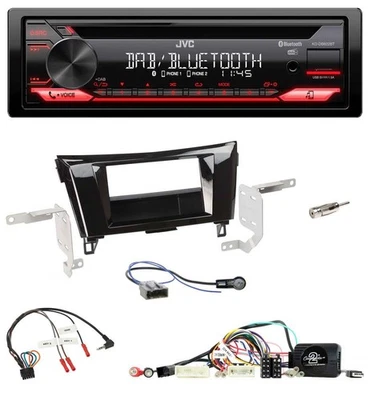 JVC CD DAB USB Bluetooth Lenkrad Autoradio für Nissan X-Trail 2014-2017 32 Pin - Bild 1 von 4