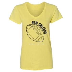 Seth Green Inspired Ball Logo - New Orleans Fans Ladies' V-Neck Tshirt - Picture 1 of 2