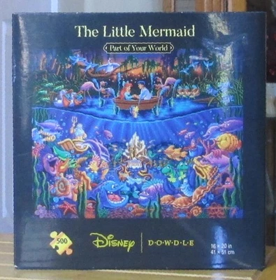THE LITTLE MERMAID BY ERIC DOWDLE - Complete - PUZZLE - Image 1 of 2