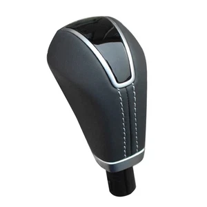 Leather Automatic Shift Knob Stick Gear Shifter For Hyundai Santa Fe 2013-2020 - Picture 1 of 4