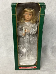 Decorazione Angelo Natalizio Animato Trim-A-Home Nuova con Scatola - Foto 1 di 1