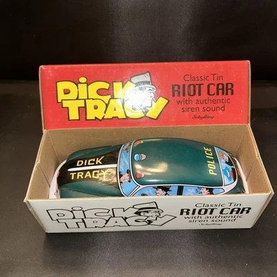 Vintage 2002 Dick Tracy Classic Tin Riot Car Reproduction Tin Toy - Image 1 of 4