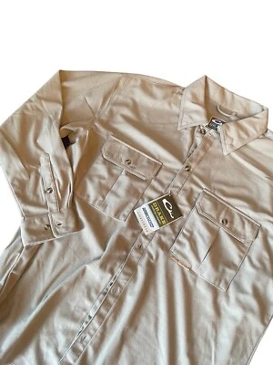 DRAKE WATERFOWL SYSTEMS 3 POCKET MICRO FLEECE SHIRT Size L NWT $79 - Image 1 of 4
