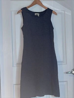 MSSP женщин размер M черный пятнистый без рукавов вязаное платье - Изображение 1 из 3