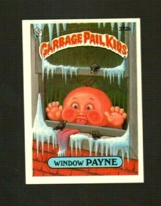 1987 Garbage Pail Kids Original 9th Series "WINDOW PAYNE" #372b Sticker Card - Picture 1 of 1