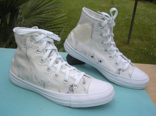Sneakers originali Converse Chucks Taylor HI numero 39 marmo beige chiaro perfette!!!