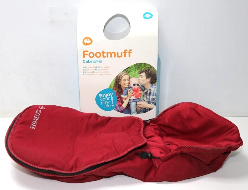 Maxi-Cosi 61008990 Cabriofix kuschelig warmer Universal Winterfußsack, robin red - Bild 1 von 3
