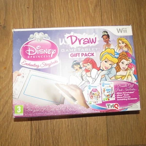 Nintendo Wii Disney Princess Enchanting Storybooks U draw Game Tablet Gift Pack - Picture 1 of 2