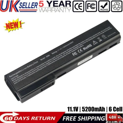 Battery For HP EliteBook 8460p 8460w 8470p 8560p 8570p 628664-001 628666-001 F - Image 1 of 4