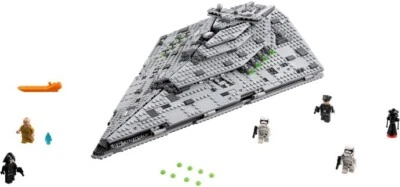 LEGO Star Wars 75190 First Order Star Destroyer 7 Minifigures 1416 Pieces No Box - Image 1 of 4