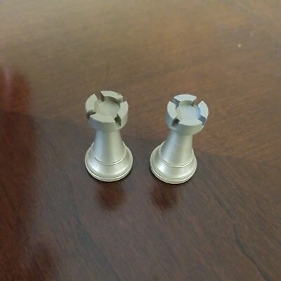 Radio Shack Chess Champion 2150L Replacement Parts Light Set Of 2 Rooks - Image 1 of 4