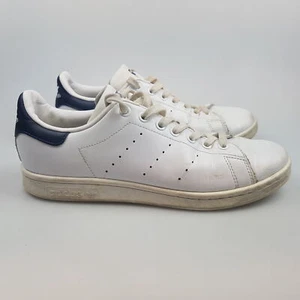Men's ADIDAS 'Stan Smith' Sz 7 US Shoes White Black Leather | 3+ Extra 10% Off - Picture 1 of 7