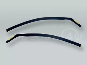 Juego de 2 piezas de deflectores de viento protectores contra la lluvia HEKO para VW Touareg 2002-2010 - Imagen 1 de 3