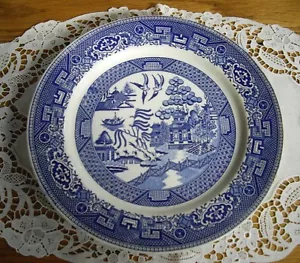 Placa de colección Homer Laughlin Blue Willow Phoenix 9 1/8" ~ - Imagen 1 de 12