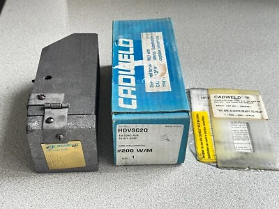 NEW Erico Cadweld HDVSC2Q Mold, Cable To Steel, 4/0 Concentric