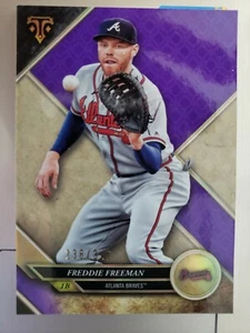 2017 TOPPS MUSEUM FREDDIE FREEMAN PURPLE #'D 238/340. NICE CARD - Picture 1 of 3