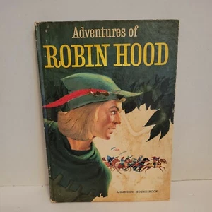 1953 Adventures of Robin Hood, Random House Book Illustrated In Color Hardcover - Picture 1 of 7