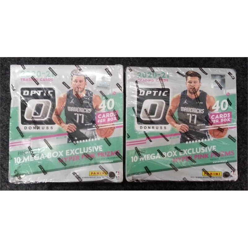 Panini 2020-21 Donruss Optic Basketball Trading Card Mega Box - 40 Count