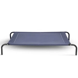 Petsjoy Large Dog Cat Bed Elevated Pet Cot Indoor Outdoor Camping Steel Frame - Picture 1 of 9