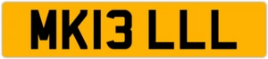 KELL KELLY KEL KELS KELSEY KELLIE KL PRIVATE REGISTRATION NUMBER PLATE MK13 LLL - Picture 1 of 4