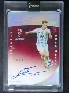 2022 Panini Eminence World Cup Lionel Messi Argentina Gilded Graphs Auto /10 - Picture 1 of 2