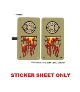 LEGO 70135 - Legends of Chima - Cragger's Fire Striker - STICKER SHEET - Picture 1 of 1