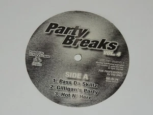 PARTY BREAKS VOL 4 DJ SKILLZ DJ PLAY 12" RECORD HIP HOP RARE - Picture 1 of 2