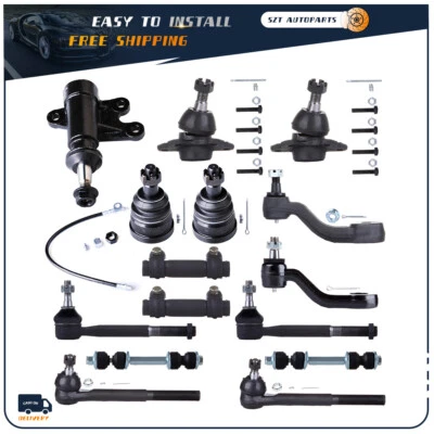 Front Ball Joint Tie Rod End For 1993-2000 Chevrolet C2500 C3500 Suspension 15X - Image 1 of 4