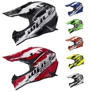 Wulfsport Off Road Pro Motocross Helmet Adults Motorcross ATV Crash Lid - Picture 1 of 14