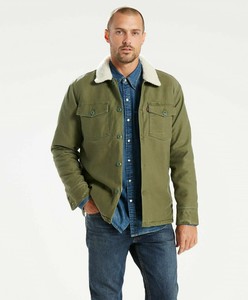 levi's olive green jacket