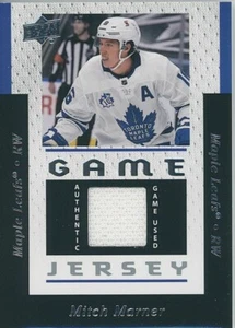 2021-22 21-22 Upper Deck UD Series 1 Mitch Marner 25th ANNIVERSARY GAME JERSEY - Picture 1 of 1
