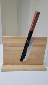7" Japanese style Hand fordge Nakiri 440c high carbon steel Kurouchi finish - Picture 1 of 6