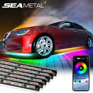 SEAMETAL N3 Car Underglow Light Strip Kit Lighting Underbody Multicolor Neon - Picture 1 of 49