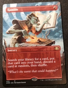 Gamble - Borderless - DMR - MTG - EN - NM - 433 - Picture 1 of 1