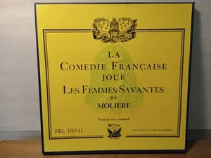 La Comedie Francaise Joue Les Femmes Savantes De Moliere, Period FRL 1510-11 2LP - Picture 1 of 11