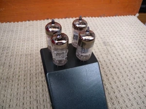 2 PCS. G-E OR MULLARD 12AT7/ECC81 O GETTER. GREAT WORKED CONDITION. W/TESTED. - Picture 1 of 18