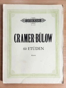 CRAMER BULOW - 60 STUDI TECNICI DI PIANOFORTE - EDIZIONE PETERS - GC - FREEPOST - Foto 1 di 10