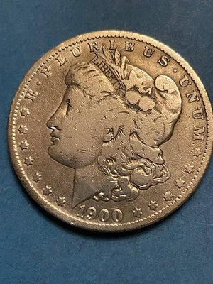 Dólar de plata O Morgan 1900 Foto 1 de 2