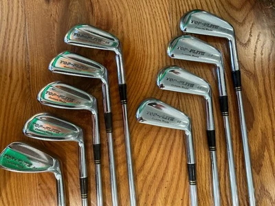 SPALDING REGISTERED CUSTOM MADE TOP FLITE IRON 84 SET 2-PW stiff steel shaft - Image 1 of 4