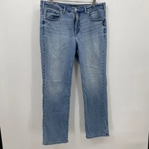 Jeans argento Isbister caviglia dritto invecchiato blu chiaro taglia 16W/L29 donna - Foto 1 di 11