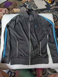 New Balance Lightning Dry Men's Zip Up Sweatshirt Black Large - Picture 1 of 9